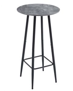 MESA DE BAR P2077-0087 GRIS NEGRO