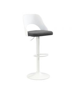 SILLA PARA BAR 851-MA620174BGO BLANCO/GRIS OSCURO