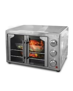 HORNO FREIDORA DE AIRE RCA RCFA25SS 25 LITROS/ PUERTAS FRANCESAS/ ACERO INOX.