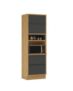 ALACENA LISBOA 6000001549 70CM 3 PUERTAS 1 GAVETA GRAFITO