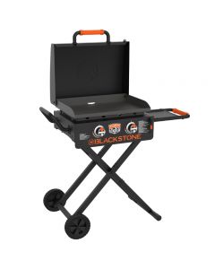 BARBACOA 22" BLACKSTONE ON THE GO 2-BURNER LIQUID PROPANE OUTDOOR GRILL, PRETA
