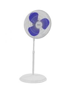 ABANICO DE PEDESTAL NISATO NF-1611PDM 3 VELOCIDADES BLANCO