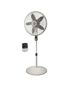 ABANICO PEDESTAL LASKO 1850 18"/ 3 VELOCIDADES/ CON CONTROL/ 114W/ BLANCO