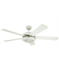 ABANICO DE TECHO WEST 78017 52" COMET REVERSIBLE (BLANCO/PINO BLANCO) 5,098 CFM