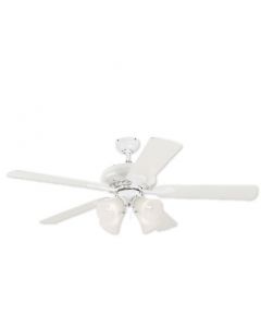 ABANICO DE TECHO WESTINHOUSE REVERSIBLE (BLANCO/PINO BLANCO) 4,334CFM