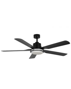 ABANICO DE TECHO WESTINGHOSE 72986 56" GRUS P/EXTERIORES C/CONTROL/LUZ (NEGRO) 5,508 CFM