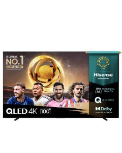 TELEVISOR HISENSE 100" 100Q7QG QLED GOOGLE SMART TV / 144HZ/ DOLBY ATMOS & VISION