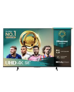 TELEVISOR HISENSE 58" 58A6NV SMART TV UHD 4K DOLVY VISION VIDAA