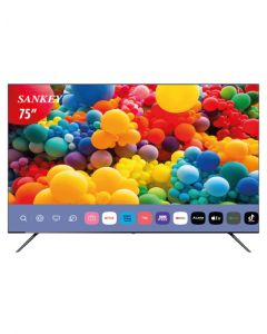 TELEVISOR SANKEY 75” CLED-75DW9 SMART TV 4K  BLUETOOTH