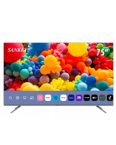 TELEVISOR SANKEY 75” CLEDQ-75WD2 QLED SMART TV 4K UHD/ TDT