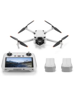 DRON DJI MINI 3 FLY MORE COMBO PLUS PANTALLA/18KM/ 249G/ 4K HDR/ 38MIN/G. VERTICAL/ ALT. MÁX. 4000