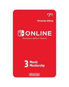 GIFT CARD NINTENDO MEMBERSHIP 3 MONTH