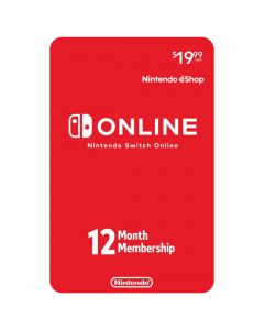 GIFT CARD NINTENDO MEMBERSHIP 12 MONTH