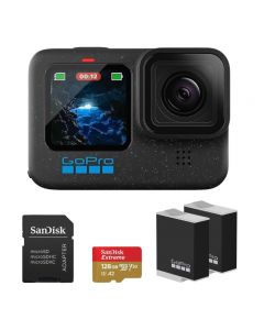 CAMARA GOPRO HERO 12 CHDRB-121-RW BUNDLE SD + BAT/ BLACK