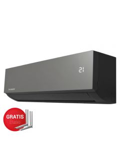 AIRE ACONDICIONADO SANKEY  ES-24INVW7M 24,000 BTU INVERTER SEER 20 GRIS WIFI ESPEJO NEGRO