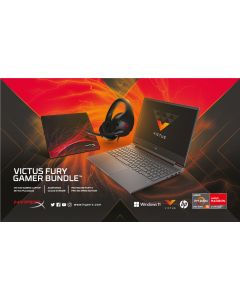 KIT LAPTOP HP VICTUS 15-FB0100LA 15.6" R5-5600H 8G 256SSD GTX1650 W11 (BUNDLE HEADSET+MOUSEPAD)