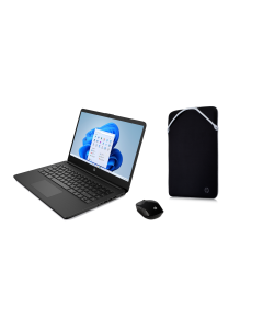 LAPTOP HP 14-DQ0509LA 14" CELERON N4020 4GB 128GB SSD BLACK+FUNDA+MOUSE+AUDIFONOS