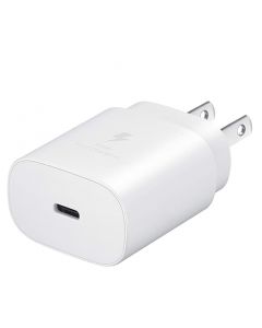 CARGADOR DE PARED SAMSUNG USB-C BLANCO EP-TA800 S/CABLE 25W