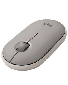 MOUSE LOGITECH PEBBLE M350 WIRELESS USB Y BLUETOOTH SAND