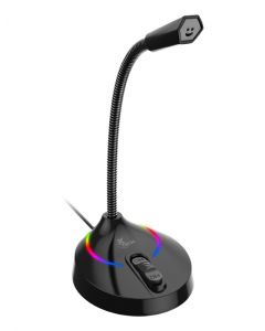 MICROFONO XTECH (XTS-680) PARA VIDEOJUEGOS, USB LUZ LED RGB