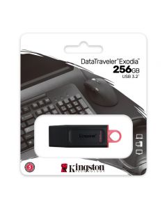 MEMORIA 256GB USB KINGSTON DATATRAVELER EXODIA BLACK+PINK (DTX/256GB)