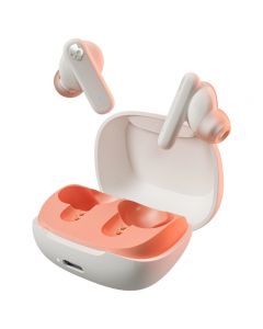 AUDIFONOS SKULLCANDY SMOKIN BUDS TRUE WIRELESS BONE ORANGE GLOW (S2TAW-S951)