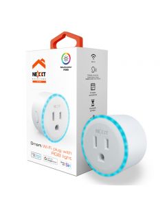 TOMACORRIENTE NEXXT HOME NHP-S610 SMART WIFI RGB 110/220V 2Y GARANTIA