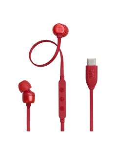 AUDIFONO T310 JBL ROJO USB-C (JBLT310CREDAM)