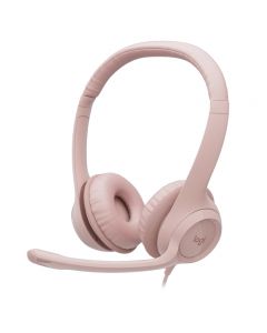 AUDIFONO LOGITECH H390 ROSE MICROFONO (981-001280)