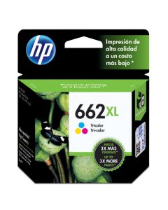 CARTUCHO DE TINTA HP 662XL TRICOLOR ORIGINAL