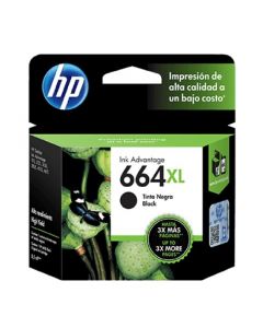 CARTUCHO DE TINTA HP 664XL NEGRA ORIGINAL