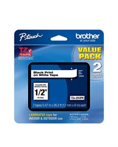 CINTA PARA MAQUINA ROTULADORA TZE-2312PKS BROTHER 2 UNIDADES