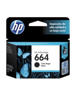 CARTUCHO DE TINTA HP 664 NEGRA ORIGINAL