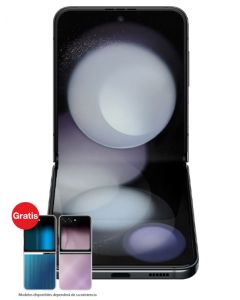 CELULAR Z FLIP 5 SAMSUNG 256GB 8GB RAM 3.4”/6.7” 12MP+12MP/10MP 3700MAH NEGRO