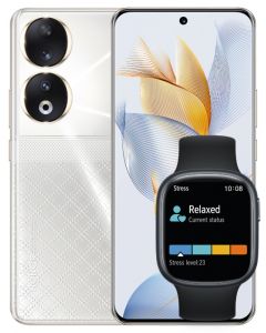 BUNDLE CELULAR HONOR 90 DIAMOND SILVER 6.7'' 512GB/12+7GB RAM /200+12+2MP;50MP/5000MAH + WATCH 4