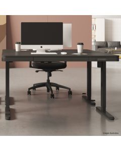 ESCRITORIO AJUSTABLE MARCO NEGRO ET-156W-C  1200X600MM
