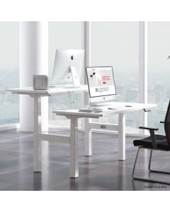 ESCRITORIO DOBLE AJUSTABLE ET223H IB COLOR BLANCO