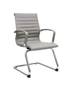 SILLA ELEG. OFF. VBC110B GRIS STRATUS