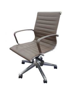 SILLA ELEG.OFF. EBC110B JAVA CUERINA