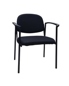 SILLA DE VISITA ELEGANT OFFICE V0010 BLACK