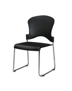 SILLA ELEGANT OFFICE VP006S/B PATAS CROMO