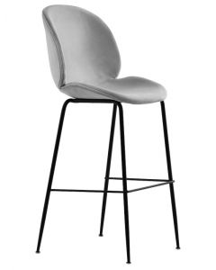 SILLA DE BAR BEETLE GRIS