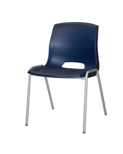 SILLA APILABLE AZUL