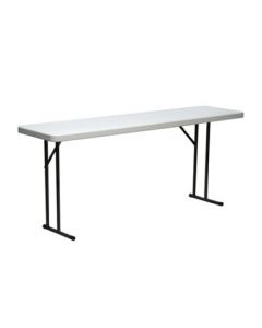 MESA PLEGABLE BLANCA DE 6 PIES