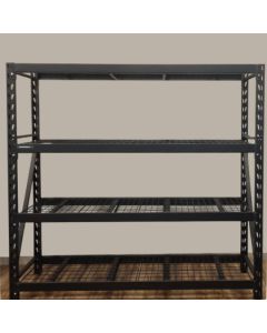 RACK DE METAL NEGRO 77X25X72