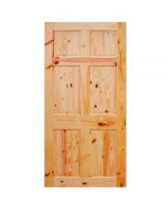 PUERTA 2x7 6P COLONIAL PINO