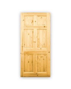 PUERTA 3x7 6P COLONIAL PINO