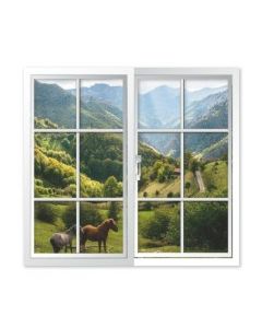 VENTANA CORREDIZA INCO 150X120 FRANCESA 6 CUADRICULAS XO