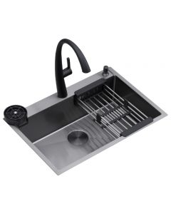 FREGADOR SPEZIA 76 CM DE LUJO ACERO INOXIDABLE