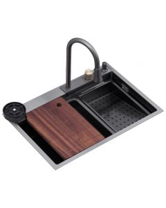 FREGADOR SIENA 75 CM DE LUJO ACERO INOXIDABLE